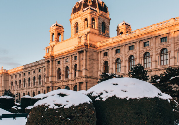     Natural History Museum in Vienna in Winter 